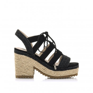 SANDALIAS DE TACÓN MUSTANG 50540 Negro