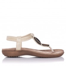 SANDALIAS PLANAS ZAPP 17063 Metalizado