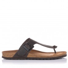SANDALIAS PLANAS INTERBIOS 9510 Marrón
