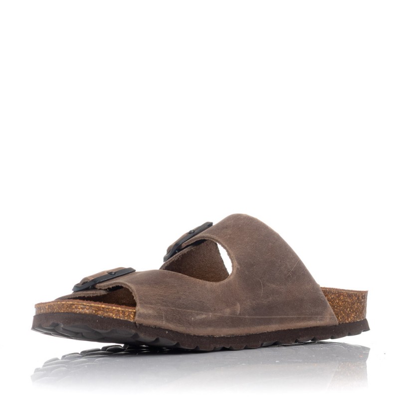 SANDALIAS PLANAS INTERBIOS 7206 Marrón