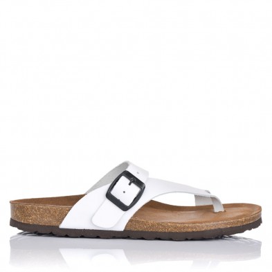 SANDALIAS PLANAS INTERBIOS 7119 Blanco