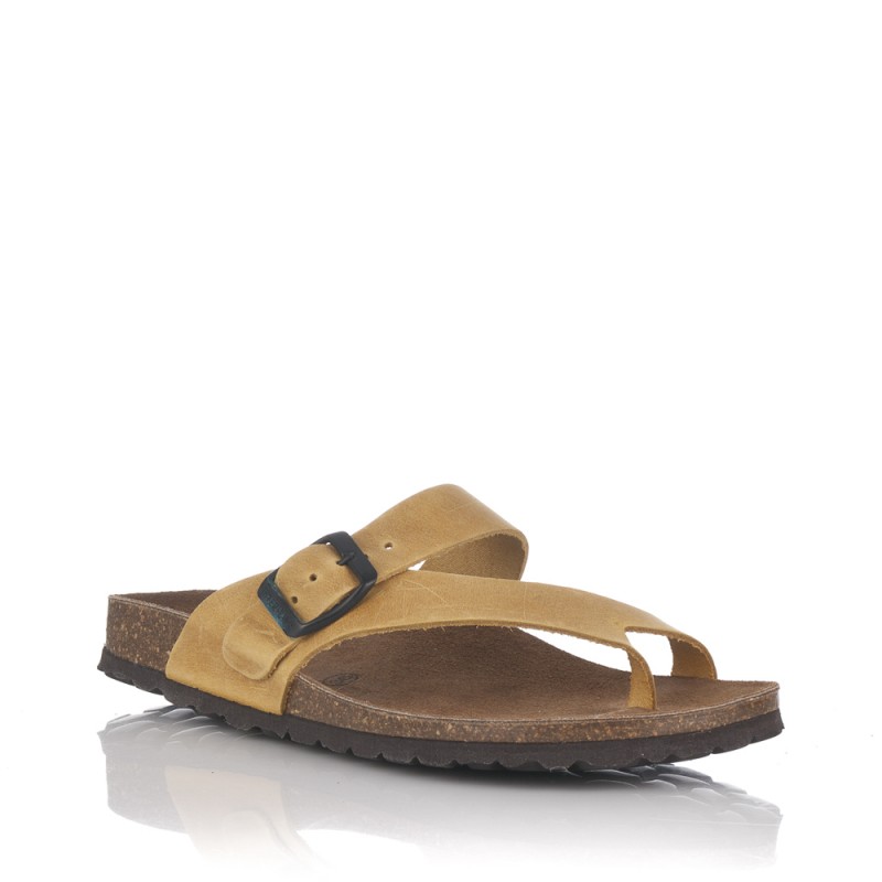 SANDALIAS PLANAS INTERBIOS 7119 Beige
