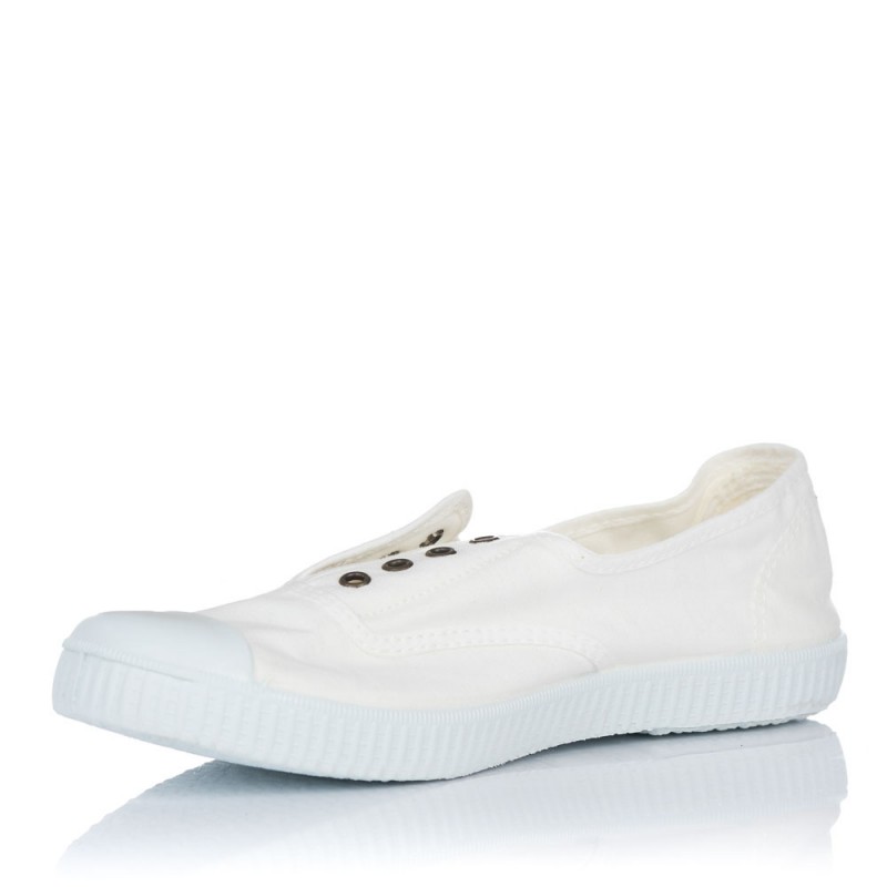 Zapatillas de lona Victoria Inglesas 106623 blancas