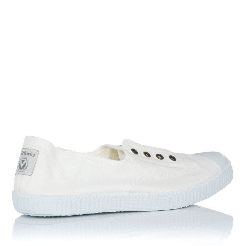 Zapatillas de lona Victoria Inglesas 106623 blancas