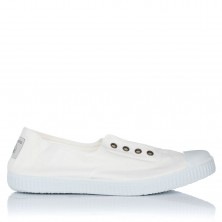 Zapatillas de lona Victoria Inglesas 106623 blancas