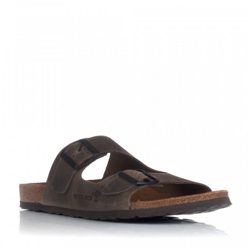 Sandalias Interbios 9560 marrones