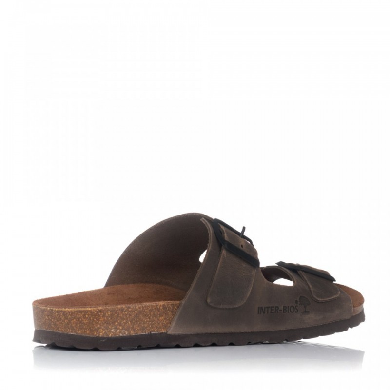 Sandalias Interbios 9560 marrones