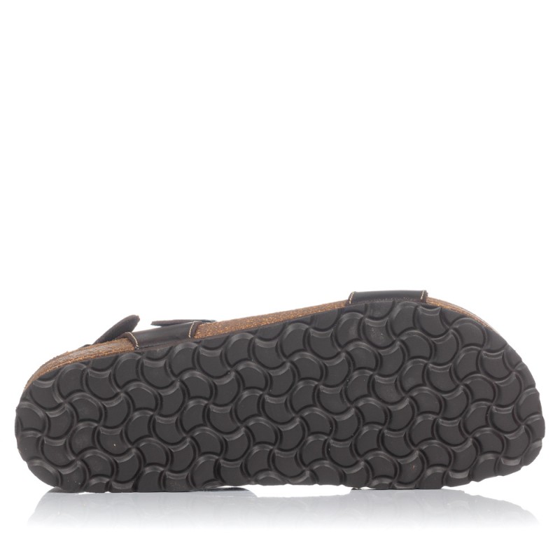 Sandalias planas Interbios 9557 marrones