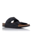 Sandalias planas Interbios 7206 negras