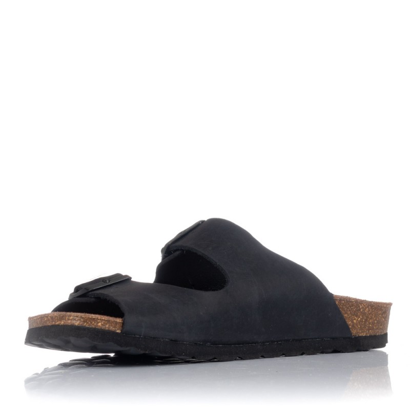 Sandalias planas Interbios 7206 negras