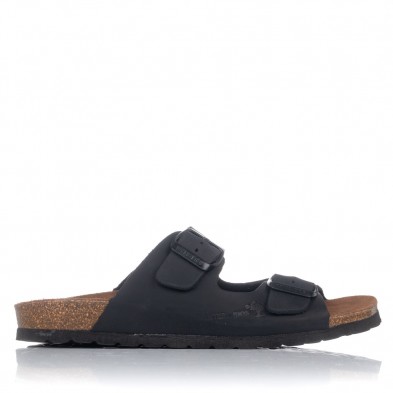 Sandalias planas Interbios 7206 negras