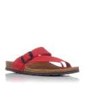 Sandalias planas Interbios 7119 rojas
