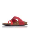 Sandalias planas Interbios 7119 rojas