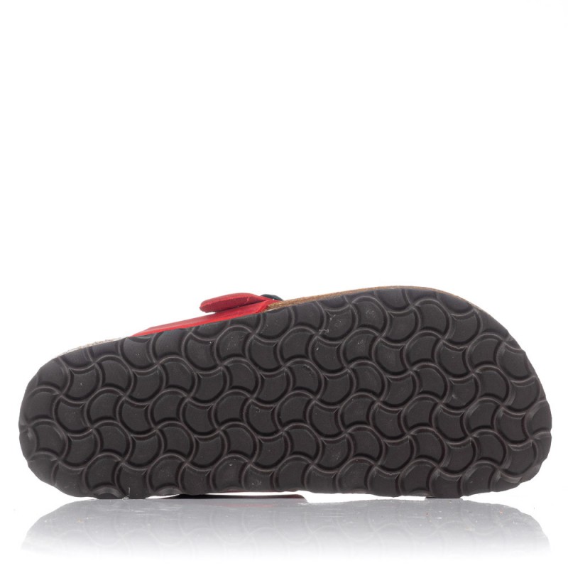 Sandalias planas Interbios 7119 rojas