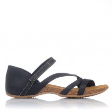 Sandalias planas Interbios 4476 negras