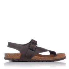 Sandalias planas Interbios 7162 moka