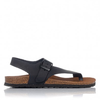 Sandalias planas Interbios 7162 negras
