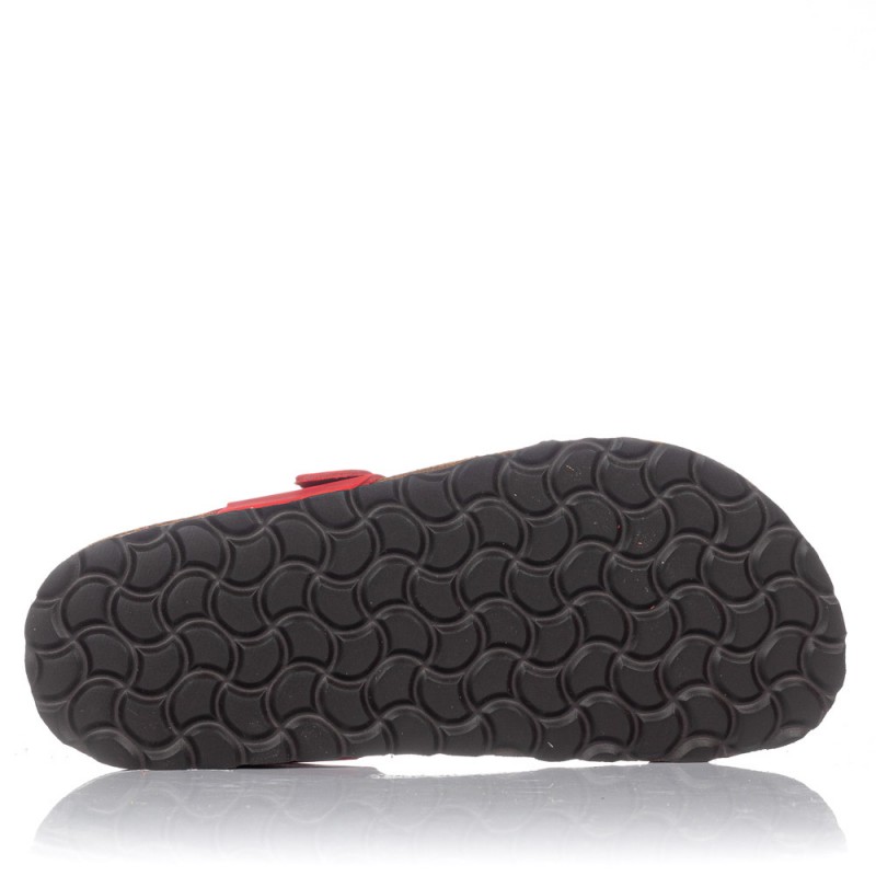 Sandalias planas Interbios 7162 rojas