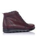 Botines planos Fluchos 356 burdeos