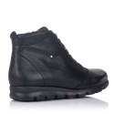 Botines planos Fluchos 356 negros 