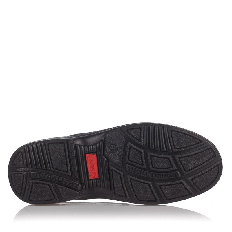Zapatos De Sport Mocasín Negro Luisetti 20402