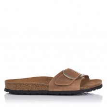 Sandalias Planas Mujer Inter-Bios 7220 Beig