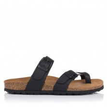 Sandalias Planas Mujer Inter-Bios 7212 Negro