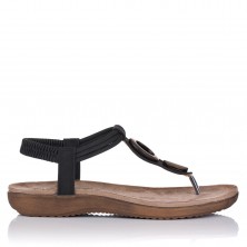 Sandales Plates Femme Zapp 17063 Noir
