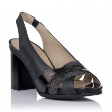 Mujer Zapatos de Tacones de Sandalias con cuña 42 % de descuento Wynnmere Avah Clarks de color Negro 