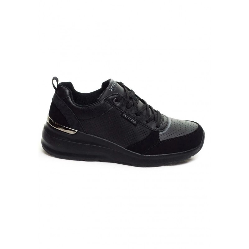 Sneakers Mujer Skechers Billion-subtle Spots Negro-negro
