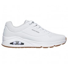 Sneakers Homme Skechers Uno - Stand On Air Blanc-Blanc