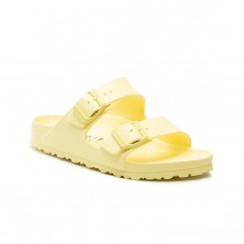 Sandales Plates Femme Birkenstock Arizona Eva Jaune