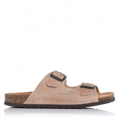 Sandalias Planas Mujer Inter-Bios 7206 Beig