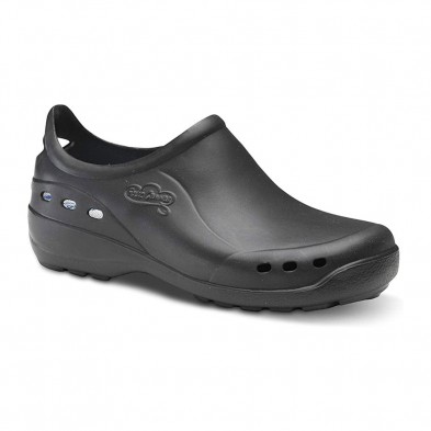 Zuecos Mujer Feliz Caminar Flotantes Shoes Negro