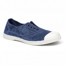 Canvas Trainers Women Natural World 102E Navy