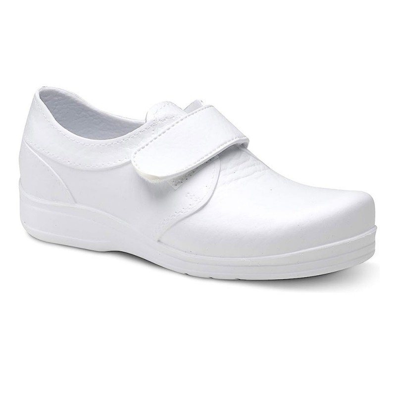 ZUECOS FELIZ CAMINAR FLOTANTE VELCRO Blanco