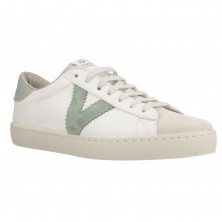 Sneakers Donna Victoria Berlín Piel & Serraje Verde