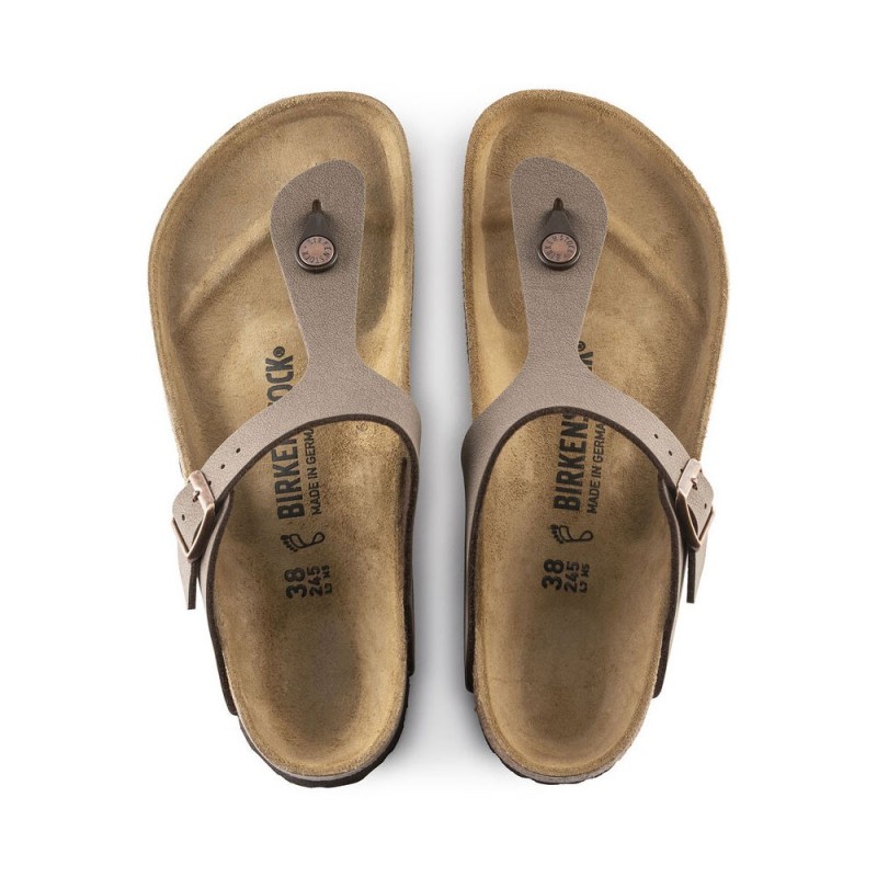 Sandalias Planas Mujer Birkenstock Gizeh Moka