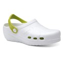 ZUECOS FELIZ CAMINAR ASANA BLANCO-VERDE