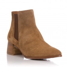 Botines de tacón Popa Eyra Cuero