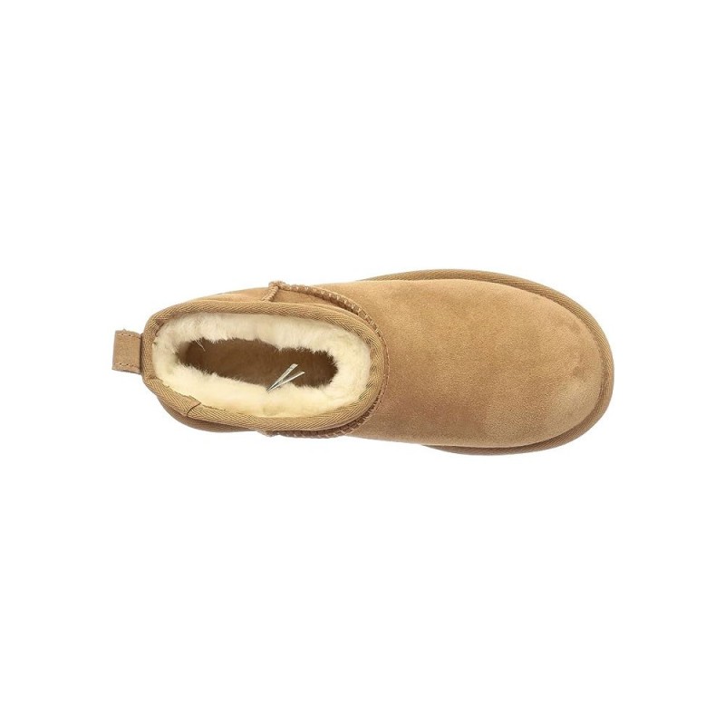 Botines Planos Mujer Ugg Classic Ultra Mini Camel