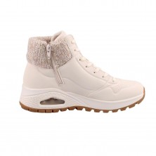Botines planos Skechers 167988 Natural