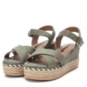 Sandalia de mujer REFRESH 170587 Kaki