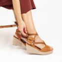 Sandalia de mujer REFRESH 170771 Camel