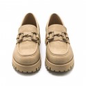 Zapatos Casual de Mujer MTNG LENOX Beige 55287
