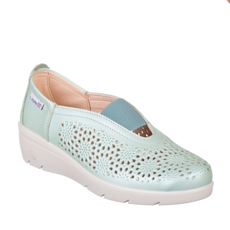 Zapatos de sport LAURA AZAÑA 26812 Mujer TURQUESA