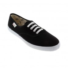Zapatillas de lona VICTORIA 106613 Mujer NEGRO