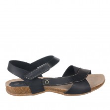Platte Sandalen Dames Inter-Bios 4487 Zwart