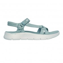 Flache Sandalen Damen Skechers 141451 Grün