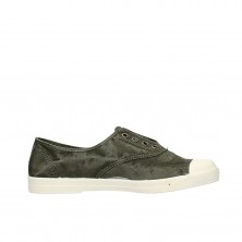 Canvas Trainers Men Natural World 3102E Khaki